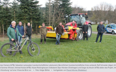 Pressartikel Siegener Zeitung „Wendsche Kitzrettung ist gestartet“