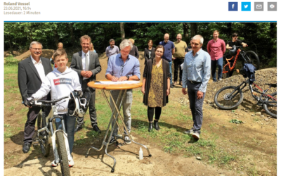 Westfalenpost – Mountainbiken auf dem Stundenplan in Gesamtschule Wenden – 24.06.2021